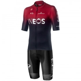 Tenue Cycliste et Cuissard à Bretelles 2019 TEAM INEOS N001